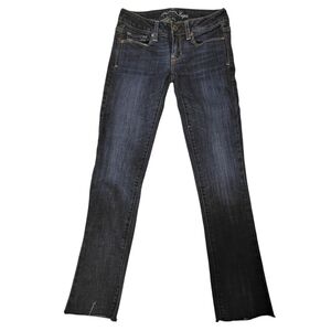 American Eagle Outfitters Blue Skinny Kick Jeans